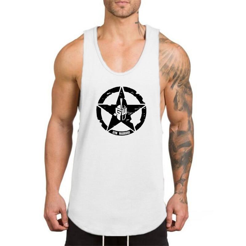 Do The Work New Brand Moda pentru bărbați Casual Bumbac respirabil Imprimat Vară Culturism Fitness Sală Sport Tank Top Plus Size