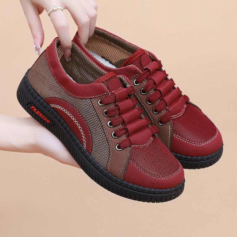 Shoes women's summer new leisure sports mother shoes soft sole breathable fashion versatile-pedal lazy shoes
