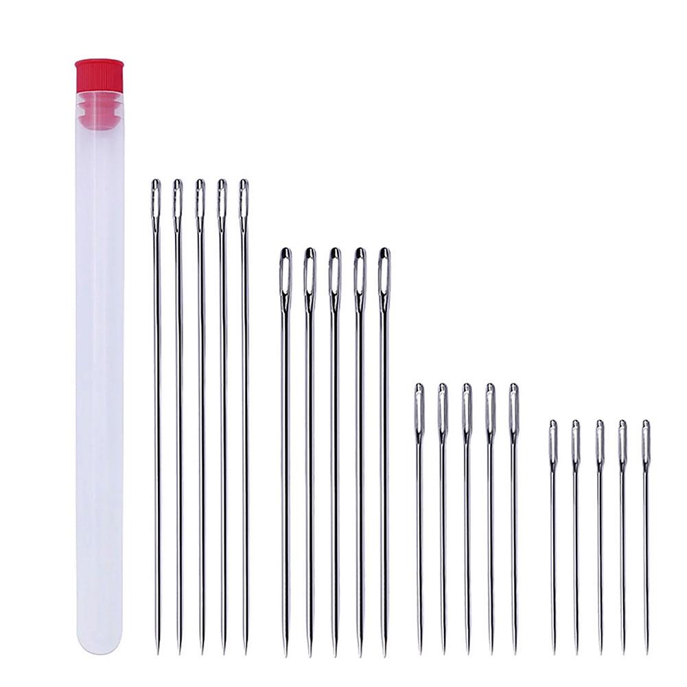 20/30pcs Steel Sewing Needles Side Hole Hand Needle Self-Threading Accessories Blind Household Sewing Sewing Need T5P6