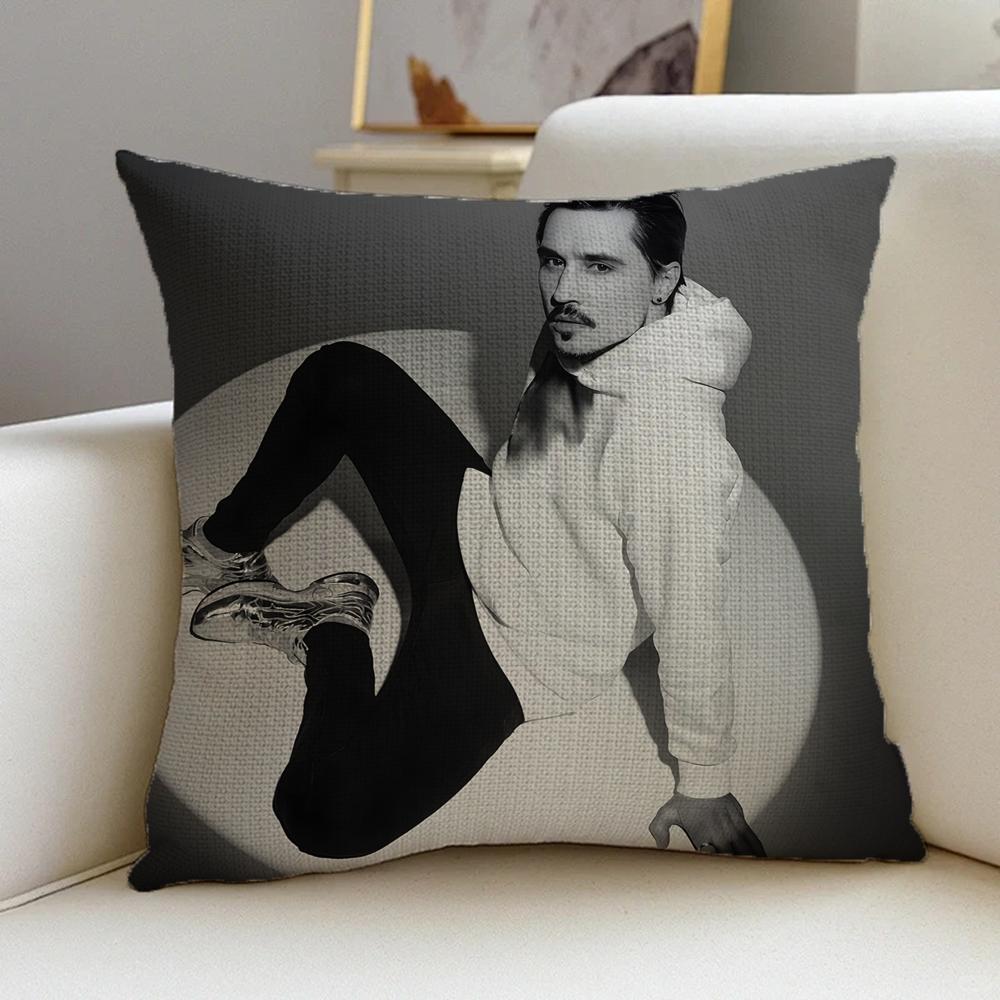 M-Mariano Di Vaio Cushion Cover Cushion Cover Pillowcase, Anti-Mite Invisible Zipper, Linen Sofa Cushion