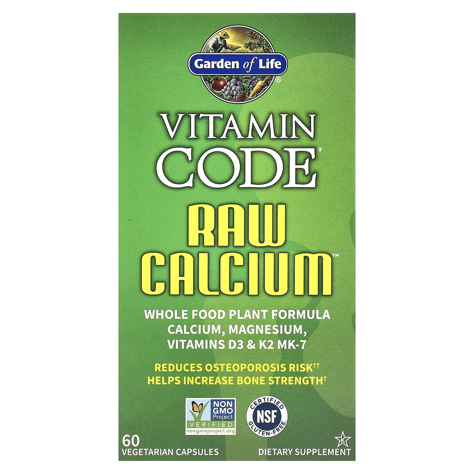 

Vitamin Code®, Raw Calcium™, 60 Veggie Caps
