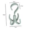 4-claw Hanger 360 Degree Rotatable Multifunctional Kitchen Storage Hook For Hanging Bag Scarf Belt Clothes