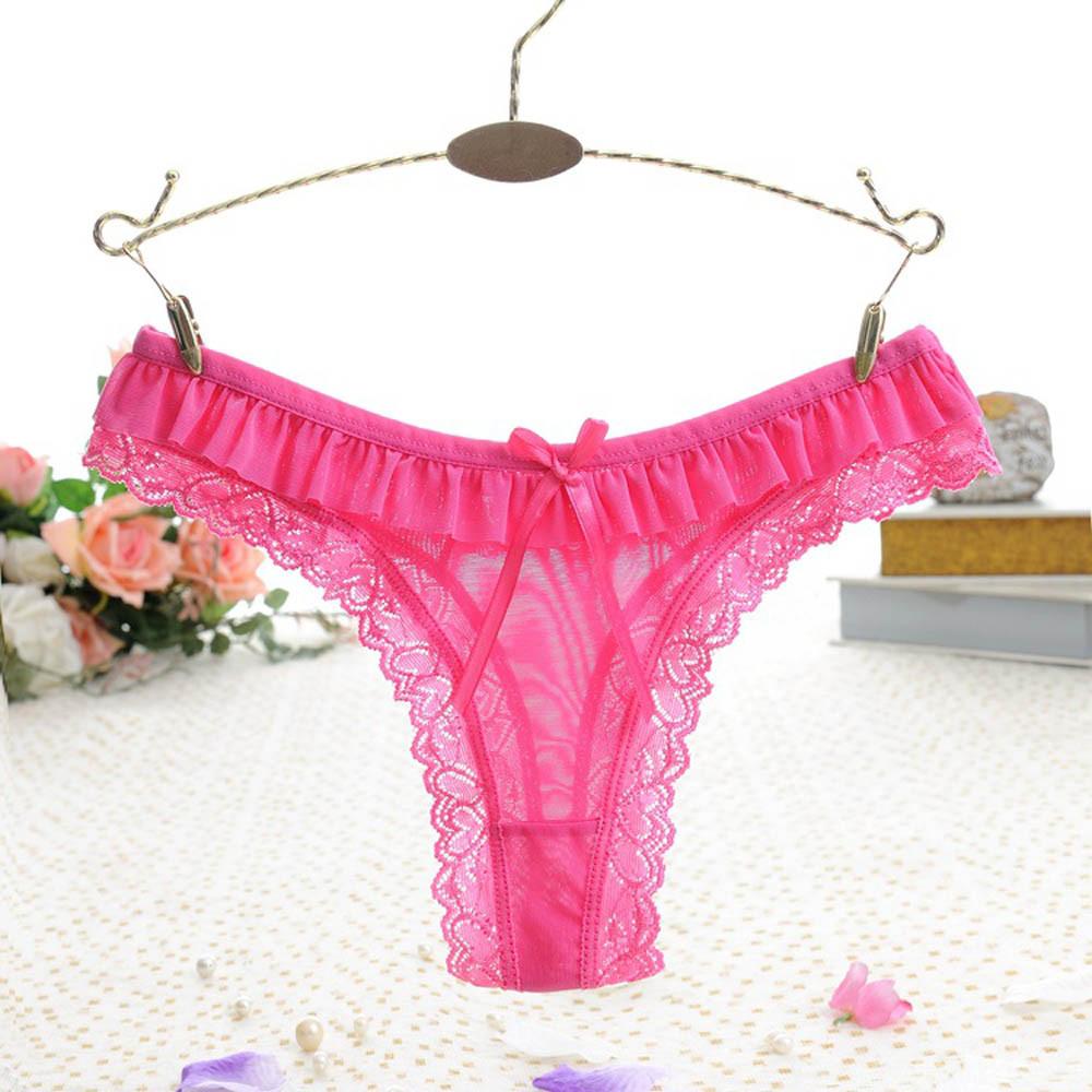 Women Sexy Lace Panties Seamless Breathable Hollow Briefs Girl Underwear