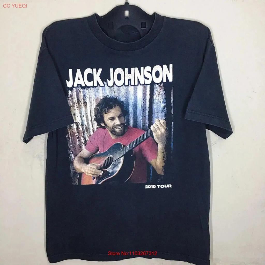 Tour T-Shirt Jack Johnson 2010 To The Sea Promo S M L 234xl Cg718 Vintage Mode Stylisch Streetwear Bequem Grafik