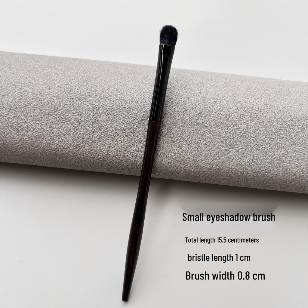 Ebony Handmade Eye Makeup Brush Set: Eyeshadow, Blending, Laydown & Detail Brushes