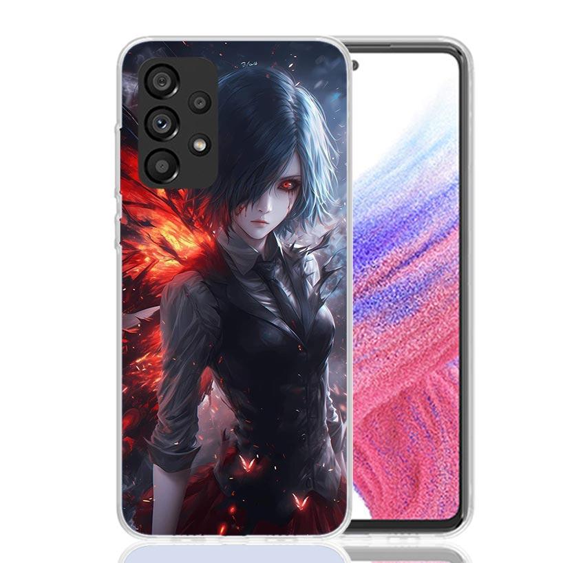 G-Ghoul Tokyo Touka Kirishima Phone Case for Samsung Galaxy A52 A51 A50S A12 A22 A32 A72 A10S A30S A31 A71 Note 20 Ultra 10 Plus