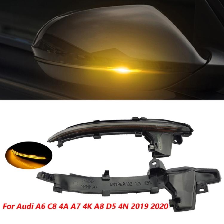 LED Dynamic Turn Signal Light Rear View Side Mirror Indicator For A6 A7 A8 C8 S6