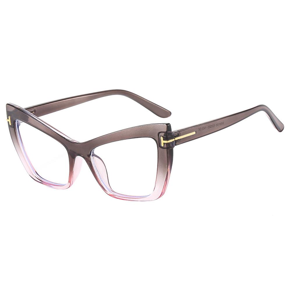 JYL TS Triangle Leopard Print Glasses Style For Street Shooting 68195