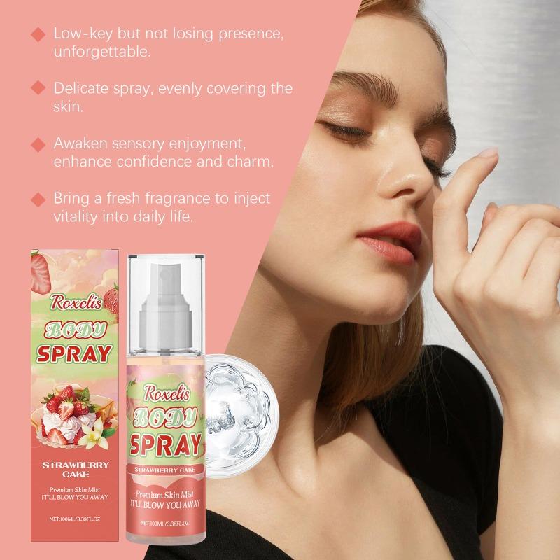 Body Fragrance Spray Long-lasting Fresh Fragrance with Soft Tone Stay Fragrance Multi-layered Light Elegant Perfume Spray