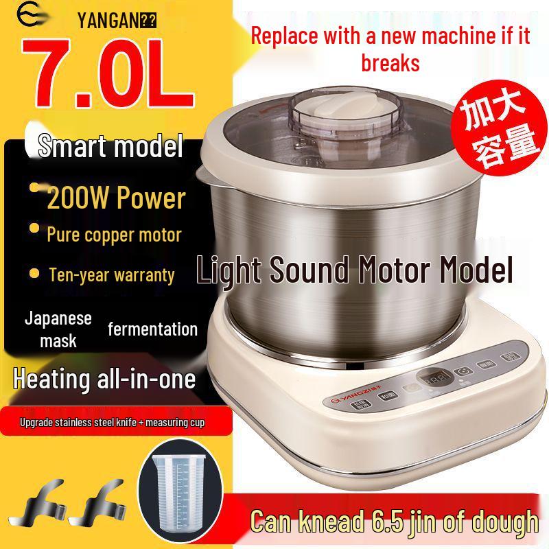 High-Power Automatic Dough Mixer & Kneader with Fermenting and Proofing Functions