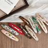 Acetate Hair Clips Bobby Pins Simple Sweet Oval Geometric Side Pins Hairpin Women Hair Accessories