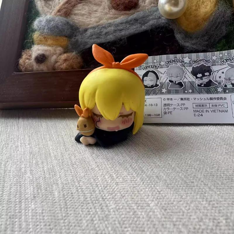 Mashle Magic and Muscles Gashapon Toys Lemon Irvine Mash Burnedead Lance Crown Anime Figure Model Ornaments Bulk Toys 4cm
