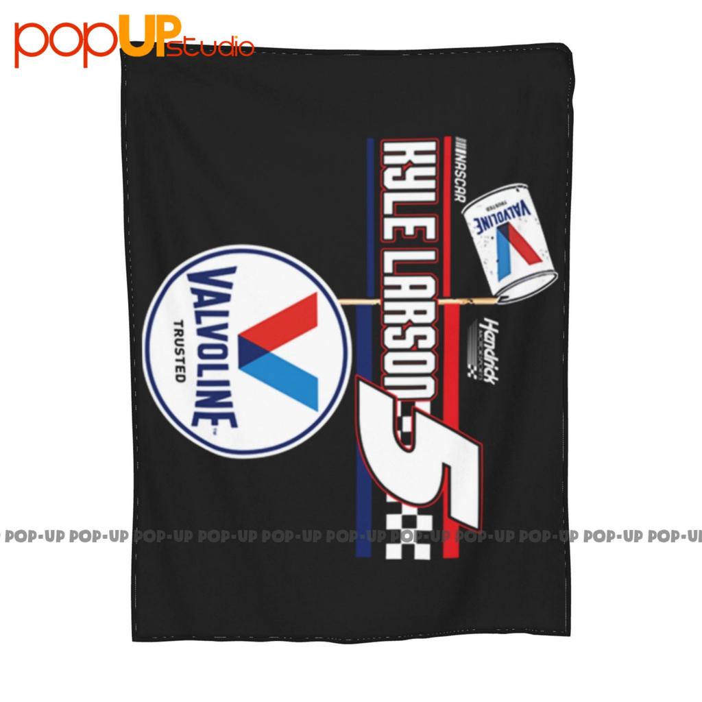 Kyle Larson Hendrick Motorsports Team Valvoline Ultra-Soft Blanket Quilt Winter Sofa Cover Bed Covers