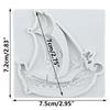 Sailboat Silicone Mold Sailboat Fondant Molds Cake Decorating Tools Cupcake Topper Candy Resin Clay Chocolate Gumpaste Mold