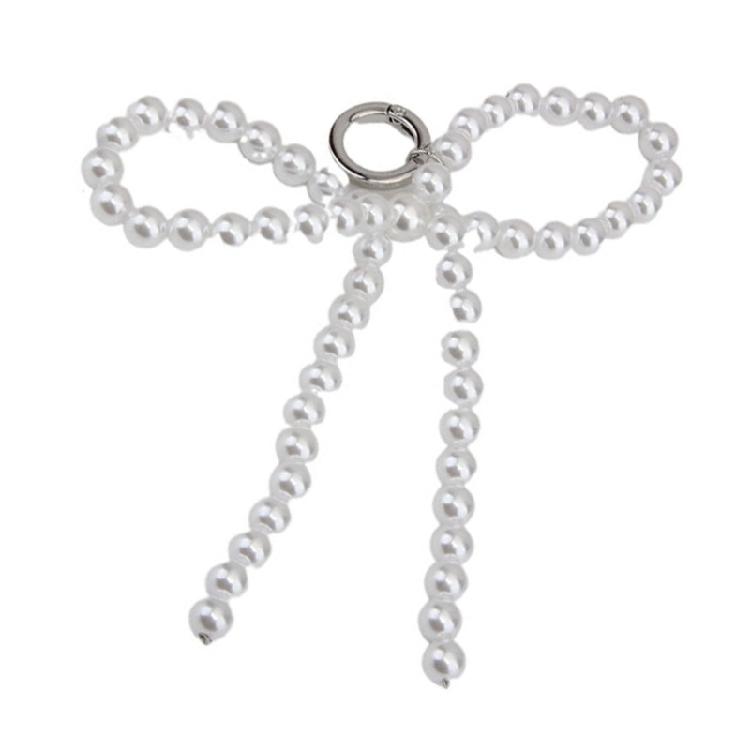 Unique Beaded Keychain Pendant Ornament Delicate Bowknot Phone Chain Decoration 1