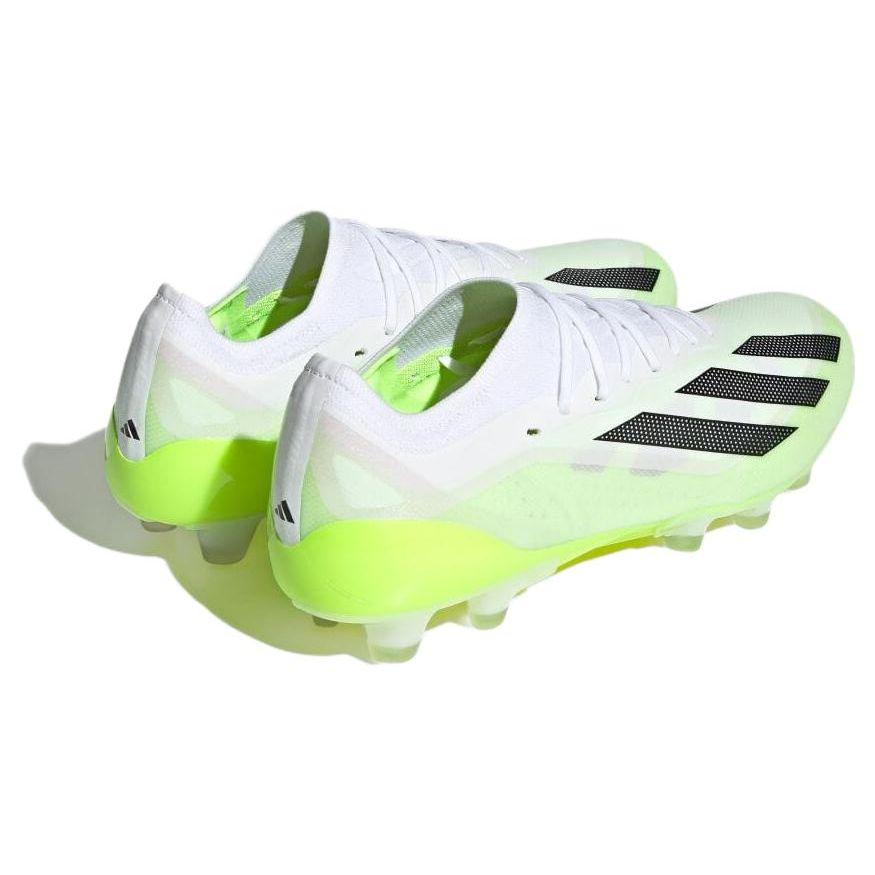 Adidas X Crazyfast.1 Rund tå Snøresko HG (Gummi Korte Pigger) Sklisikre Slitesterke Fotballsko Herre Fotballsko Hvit Grønn IE4205