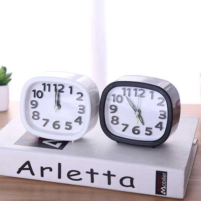 Colorful Round Alarm Clock - Stylish & Luminous for Home, Dorm, or Kids