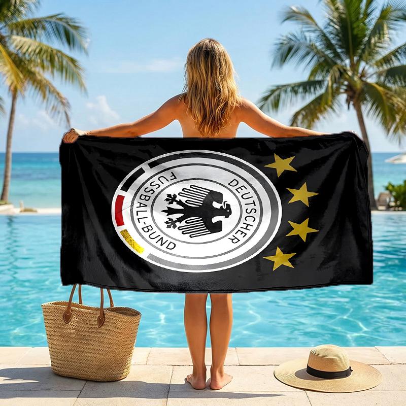 German Fashion Beach Towel: Ideal for Summer Adventures Soft, absorbent and quick drying suitable for swimming and bathing