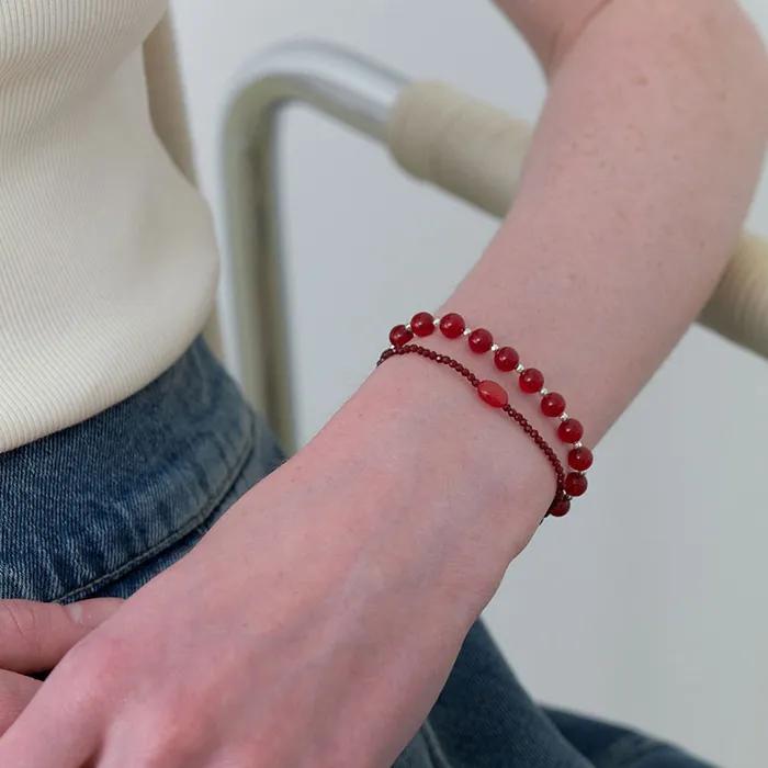 Cherry Gem Bracelet (L242MBC050)