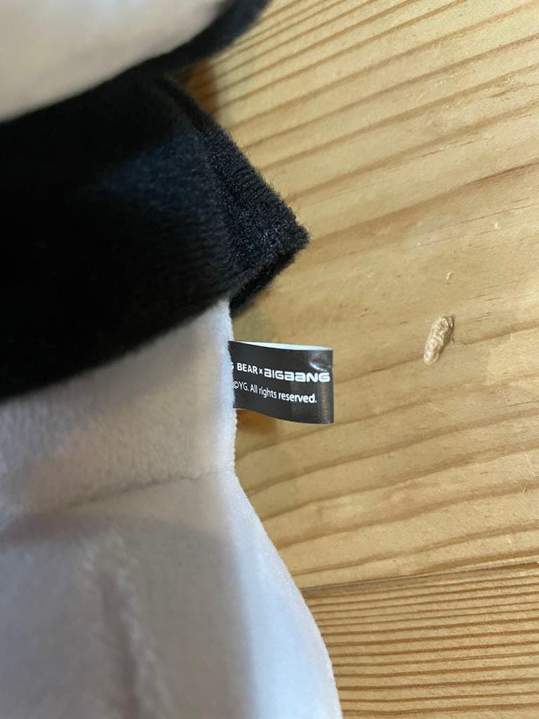 [USED] Rare BIGBANG YG Bear Plush Toy from Korea