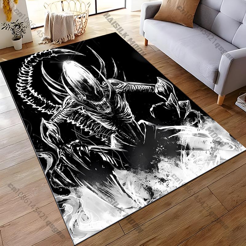 

Black Monster Carpet for Living Room Game Rugs Soft Floor Cartoon Rugs Bathroom Rug Mat Yoga Mat Home Decor Tapis Salon 40x60cm