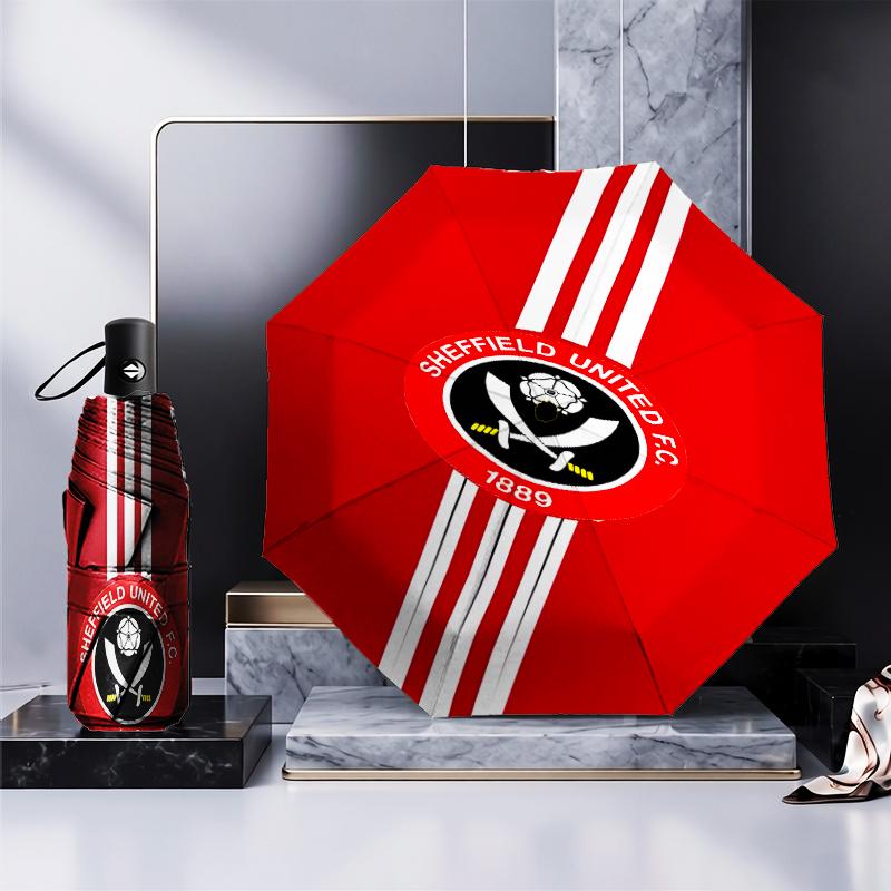 She-ffield Fc Crest Umbrella 8-Frame for Travel, Camping, Casual Lightweight Portable Umbrella, Essential for Every Family Holidays Gift
