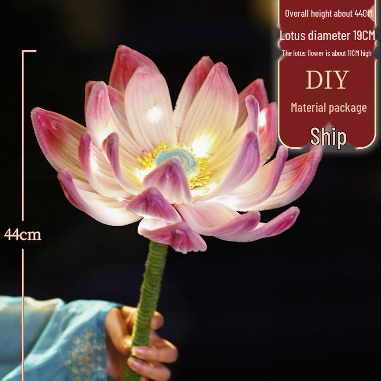 DIY Lotus Rose Lantern Kit - New Year Festival Twist Sticks & School Flower Palace Lanterns