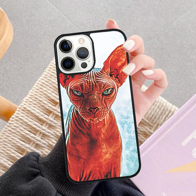 Sphynx Sphinx Cat Phone Case For Apple iPhone 17 Air Pro Max Plus Coque For iPhone 17 Air 14 15 16 13 12 Max Cover