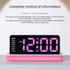 New Large-screen LED Electronic Clock Multi-functional with Night Light Digital LED Clocks DST Date Alarm Clock for Bedroom