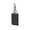 Black Leather Dd Logo Keyring Dbho1f138bk