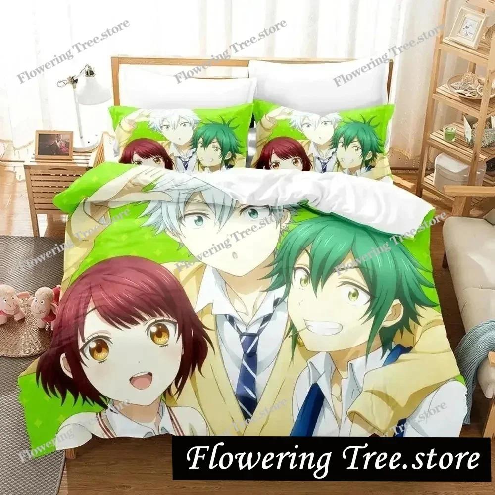 Yamada-kun and the Seven Witches Bedding Set Cartoon Anime Three-piece Set Adult Kid Bedroom Duvet Cover Sets 3D Kawaii Girls029