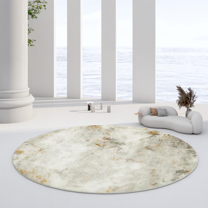 European Style Round Plush Rugs for Bedroom Decor Carpets for Living Room Soft Area Rug Home Thicken Carpet Fluffy Floor Mats