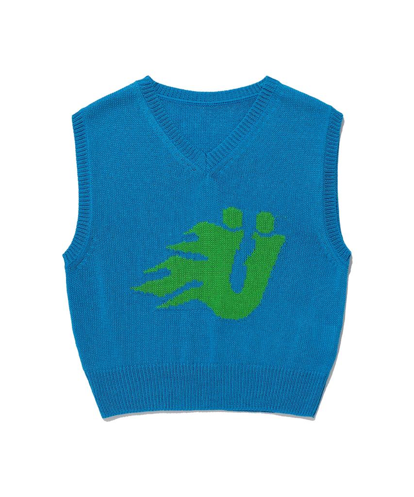 ISTKUNST Fire U Mesh Vest_Blue(Ik2Dmmk632A)