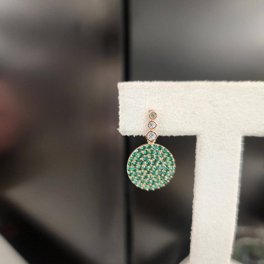 ARTRIA One Swallow Drop E Silver Needle Earrings EGSERKK0002EMF