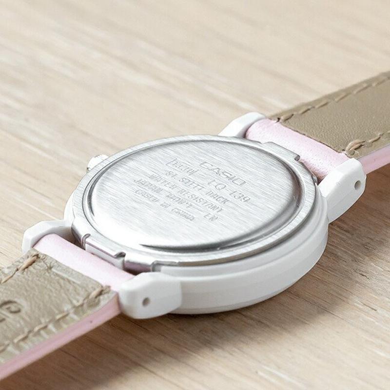 Casio Watch Series - Disc Macaron Waterproof Retro Pointer Leather Strap Quartz Movement Japanese and Korean Watch Uniform LQ-139L-4B1JH&LQ-139L-4B2JH