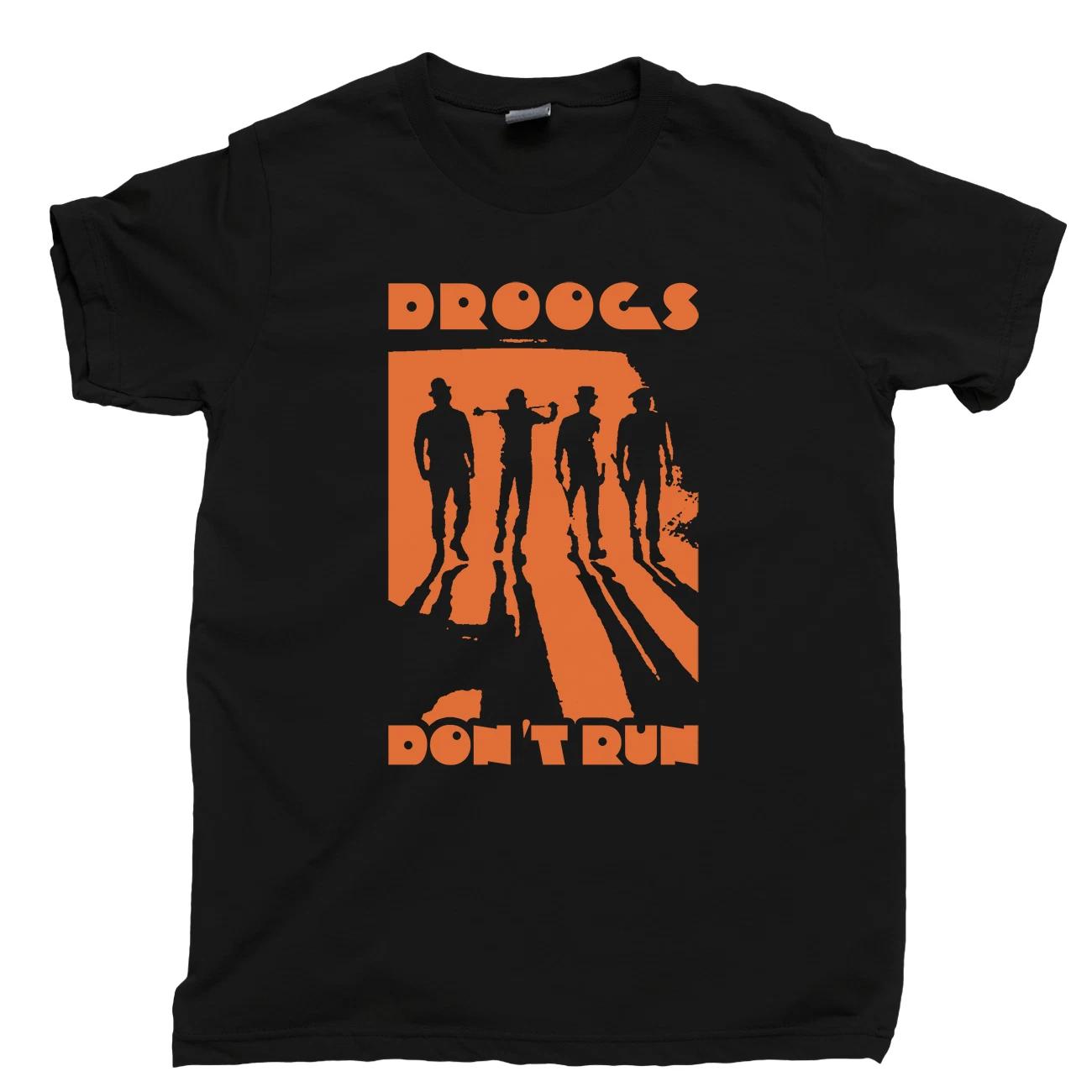 Футболка DROOGS DONT RUN Кубрик Заводной апельсин Маска Дрога Футболка Костюм Постер XXL