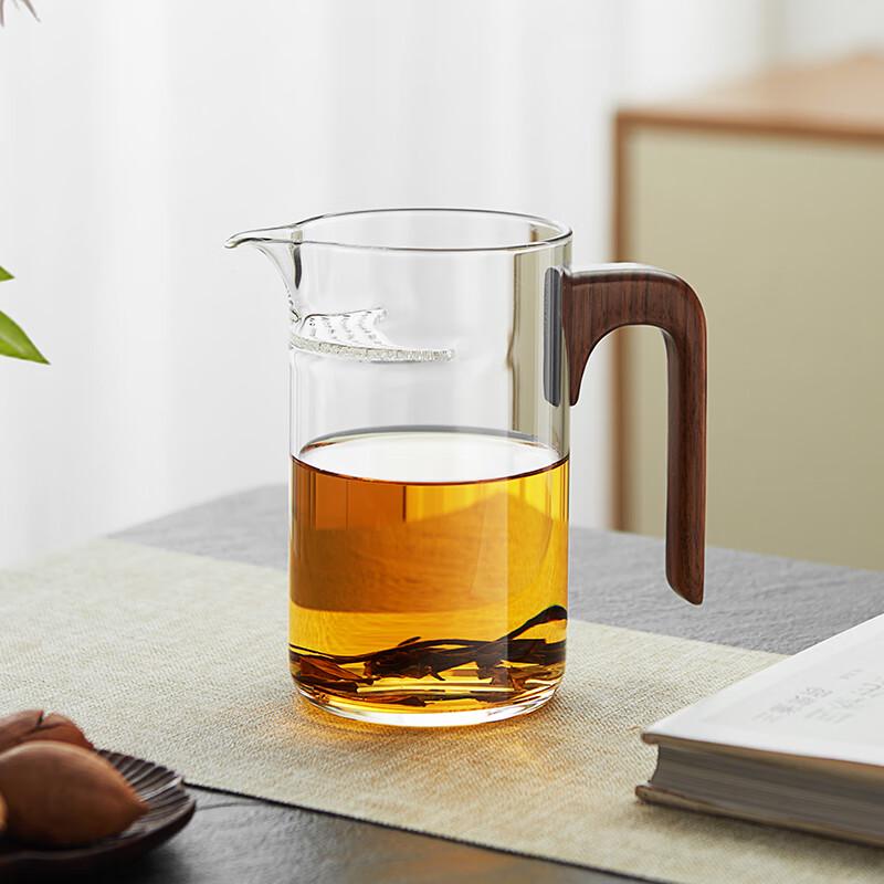 High Borosilicate Glass Moon Crescent Tea Infuser Cup