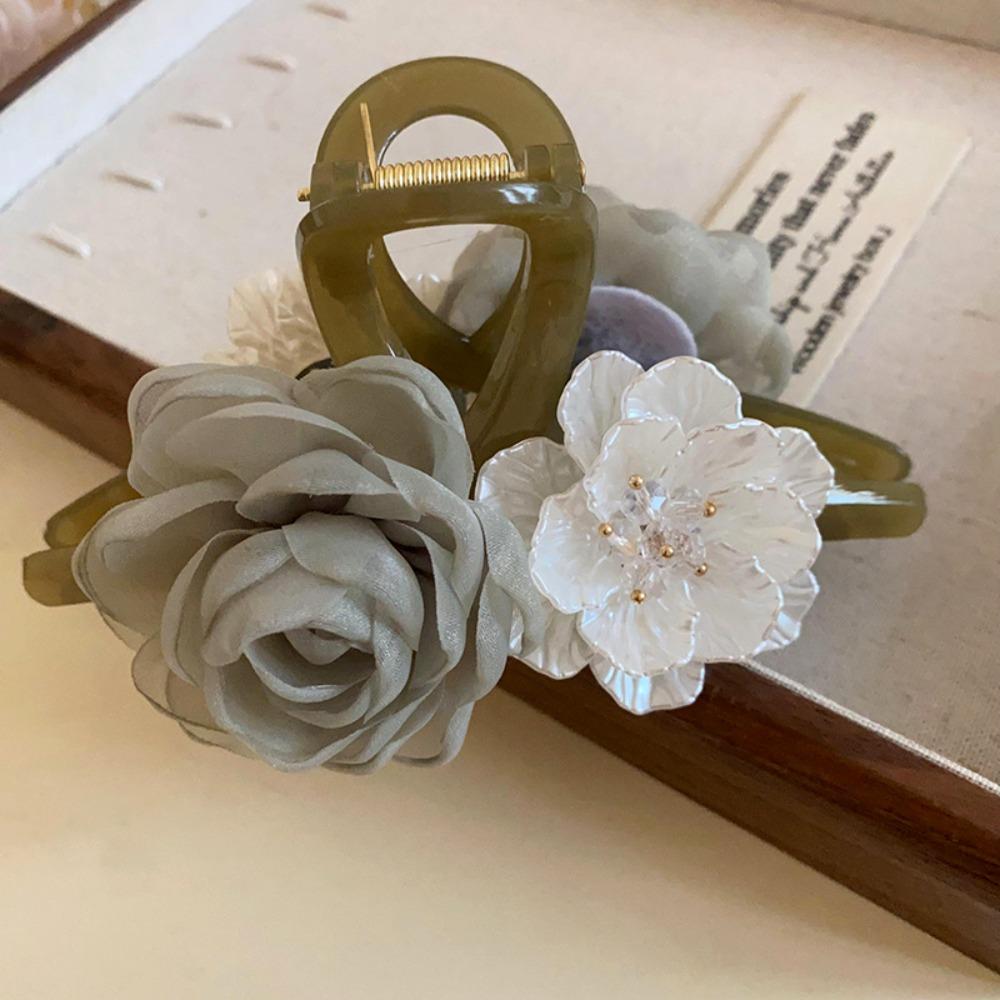 Bohemia Hair Claw Flower Grasping Clip New Hair Clip  Hair Accessories