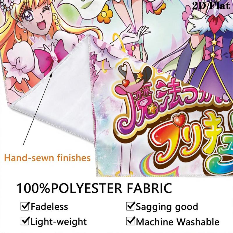 Witchy Pretty Cure Pattern Home Decor Tapestry, Wall Hanging, Decorative RV Wall Cloth.DGT0925210