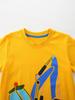 Children's European Style Cartoon Print Summer T-Shirt - Round Neck, Short Sleeve for Boys and Toddlers