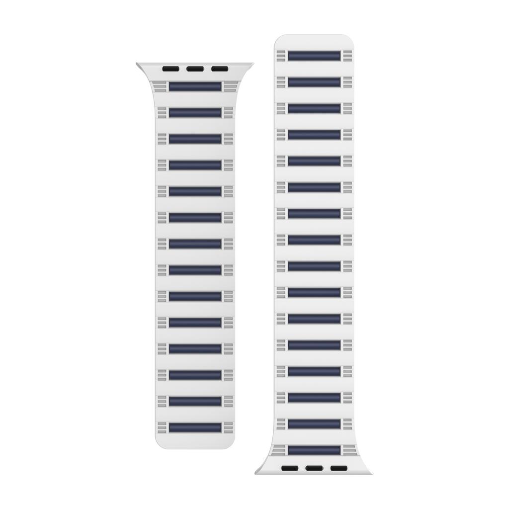 Pasek magnetyczny do Apple Watch Series 10 9 8 7 SE 6 5 4 3 2 1 42mm 41mm 40mm 38mm Silikonowy pasek do zegarka