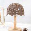 Ethnic Style Crochet Bucket Hat Basin Hat Beanies Hollow Flower Knitted Hat  Apparel Accessories
