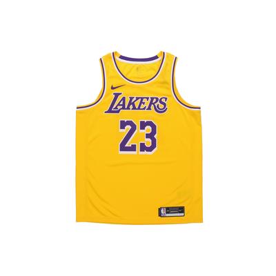 Camiseta Icon Swingman de LeBron James Amarilla Hombre Streetwear AA7099-741