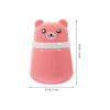 WATIIFUFU 2-Piece Baby Powder Bottle with Bear Design, Lightweight and Portable, Powder Container