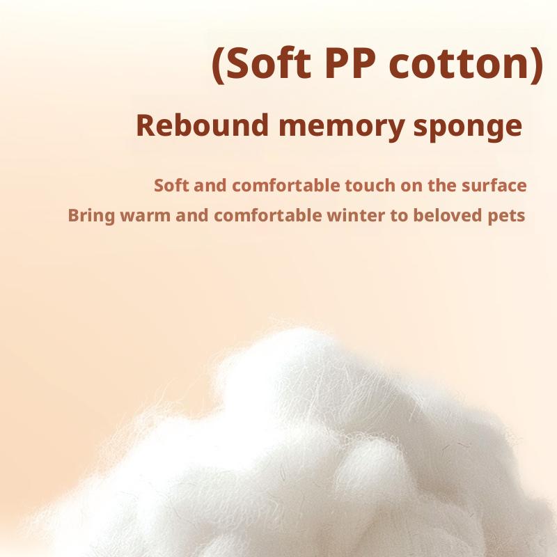 Kennel Winter Thickened Warm Semi-surrounded Cat Warm Nest Suede Three-layer Octagonal Kennel Pet Kennel Kennel