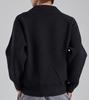 Beoteunseoul Wool Blend Heavy Open Collar Knit (Black)
