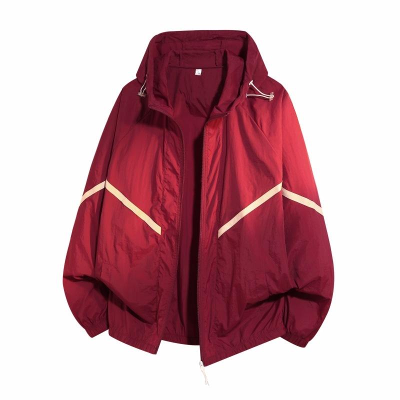 

Skin Clothes, Casual Jackets, Anti Wrinkle Clothes, Summer Hooded Outdoor Sports, Thin Sun Protection Clothes for Men XL/65-75KG коричневый