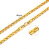 Figaro Chain Necklace Stainless Steel Link Gold Color Choker Necklace Layered Women Girls 14"  18" 20" 24"