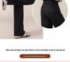 Women's Slimming Black High Waist Straight-Leg Jeans - New 2025 Spring/Autumn Style