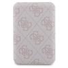 Set Guess Gubpm5P15S4Gemgp Iphone15 6.1 Hardcase + Powerbank 5000Mah Magsafe Różowy/Pink 4G Metal Logo
